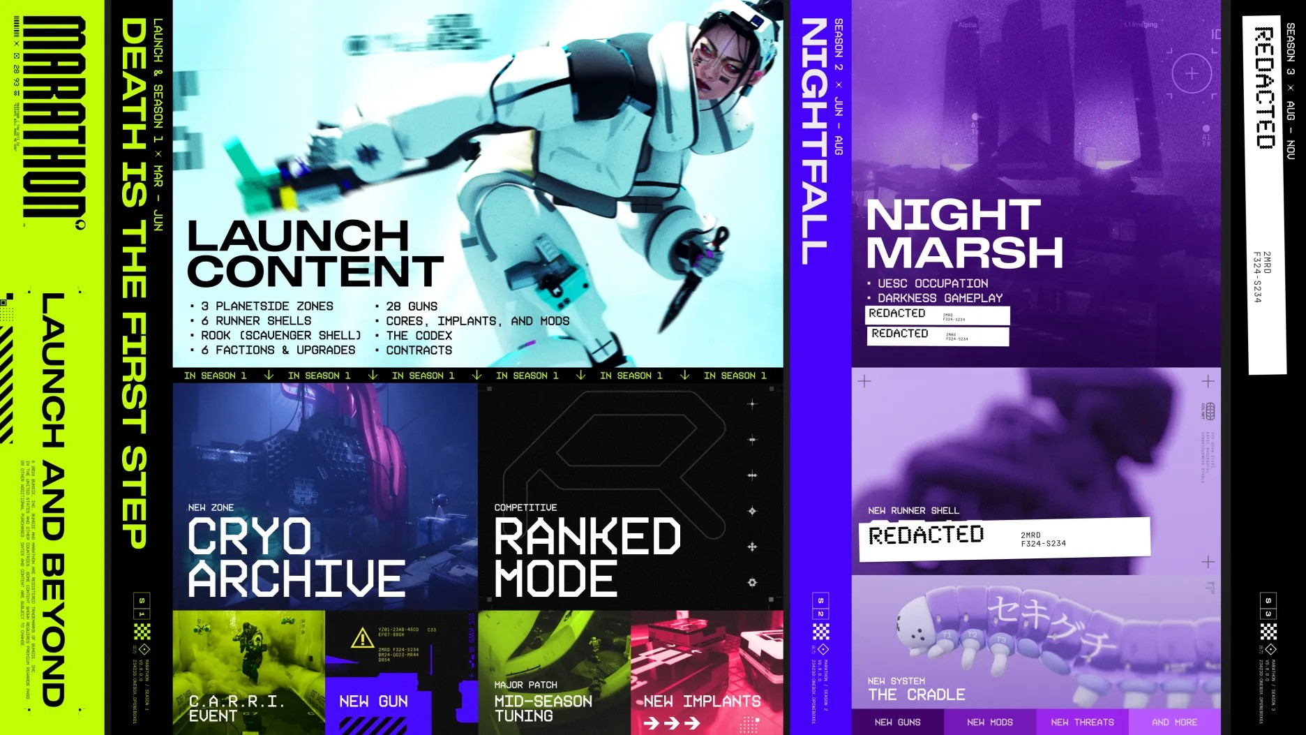 Bungie Introduces Marathon's Seasons